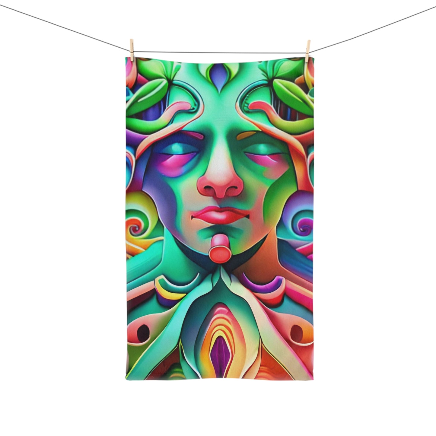 FAR MANDELBROT SET - hand towel