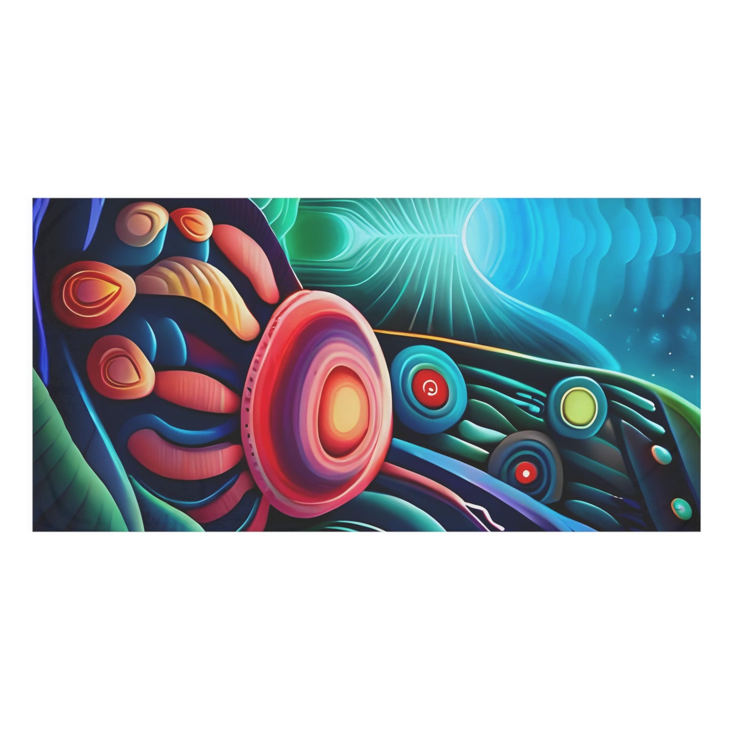 MAR AZUL mink-cotton towel
