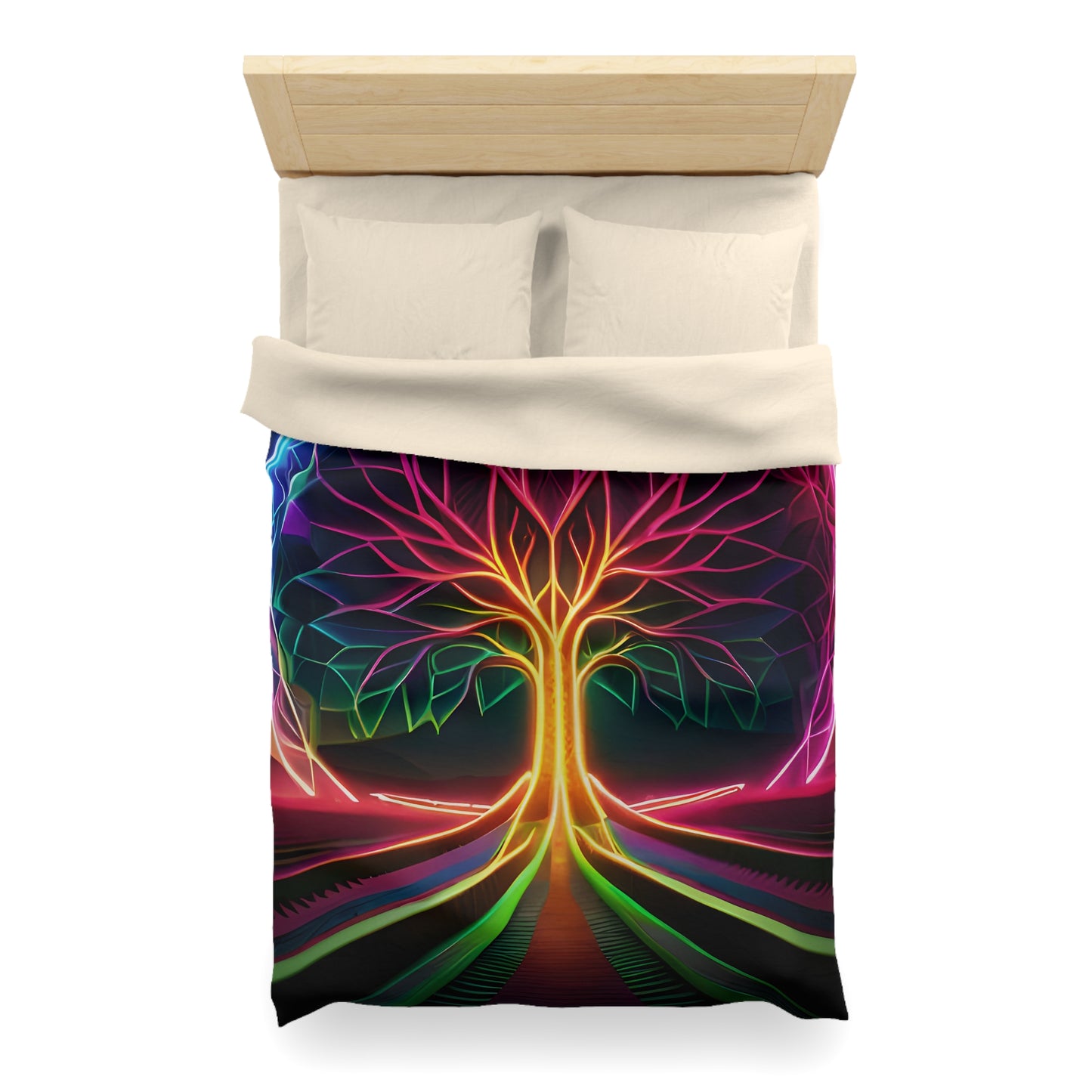 YGGDRASIL TREE - HEAD Microfiber Duvet Cover