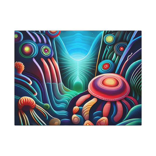 Canvas Print - Vibrant Colorful Life in Wondrous Ocean