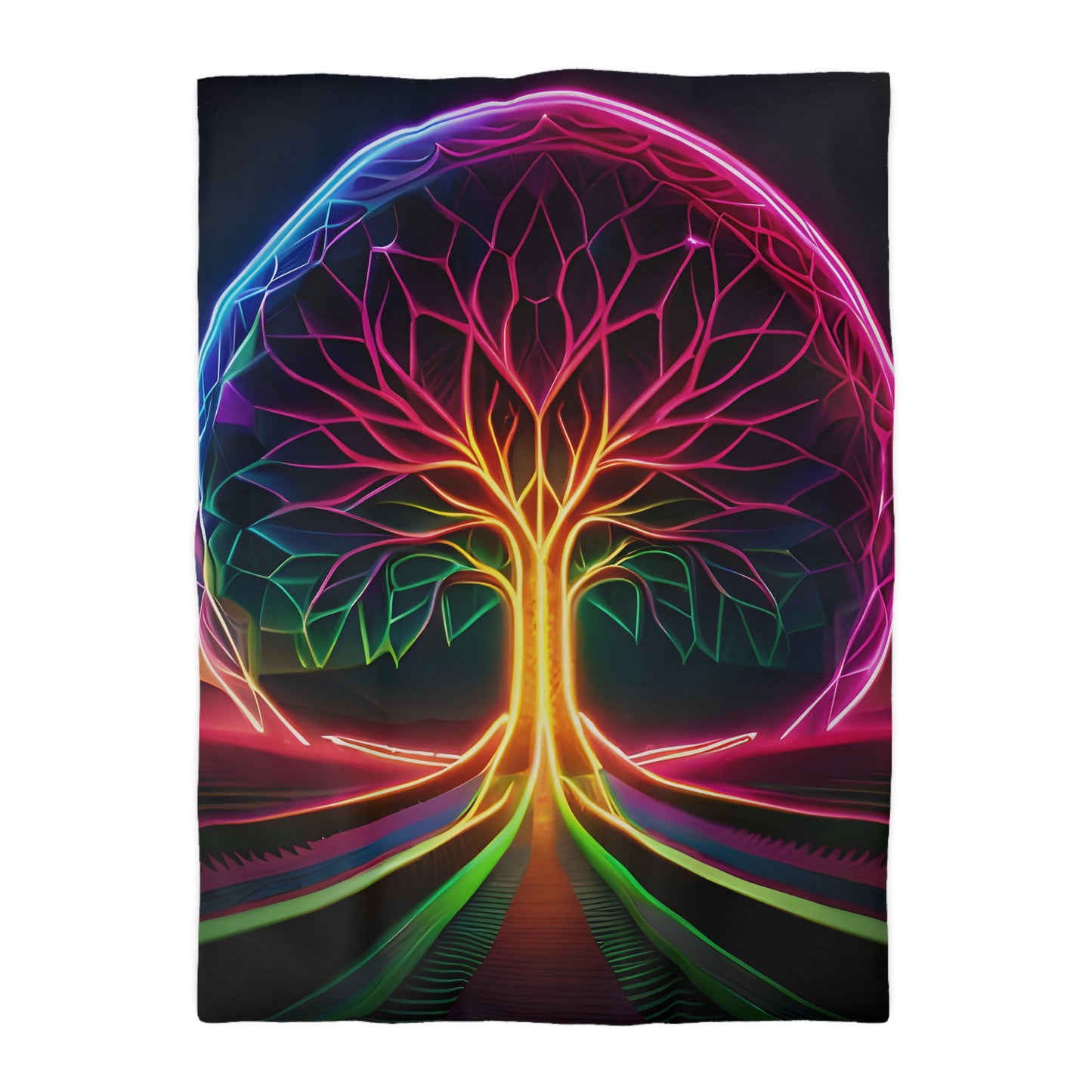 YGGDRASIL TREE - HEAD Microfiber Duvet Cover