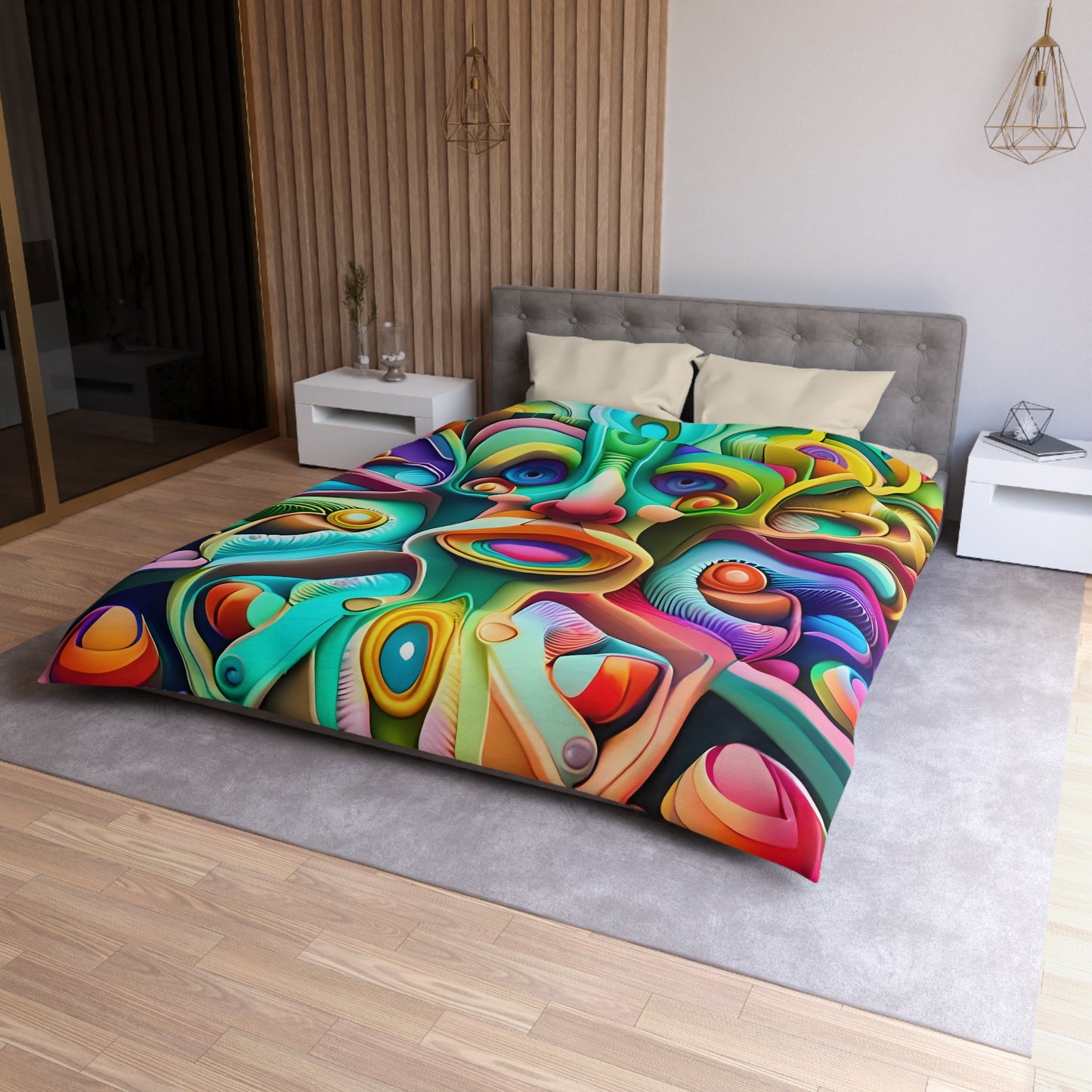 MANDELBROT SET microfiber duvet cover