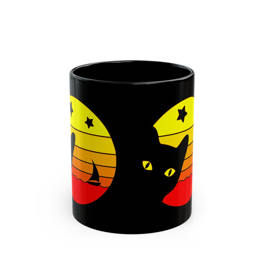 11oz LATER CAT VOYAGER black mug