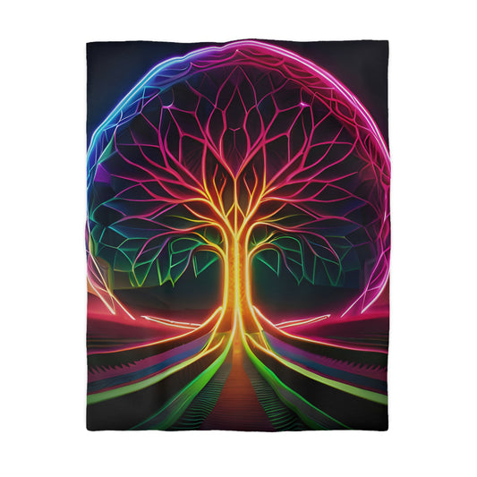 YGGDRASIL TREE - HEAD Microfiber Duvet Cover