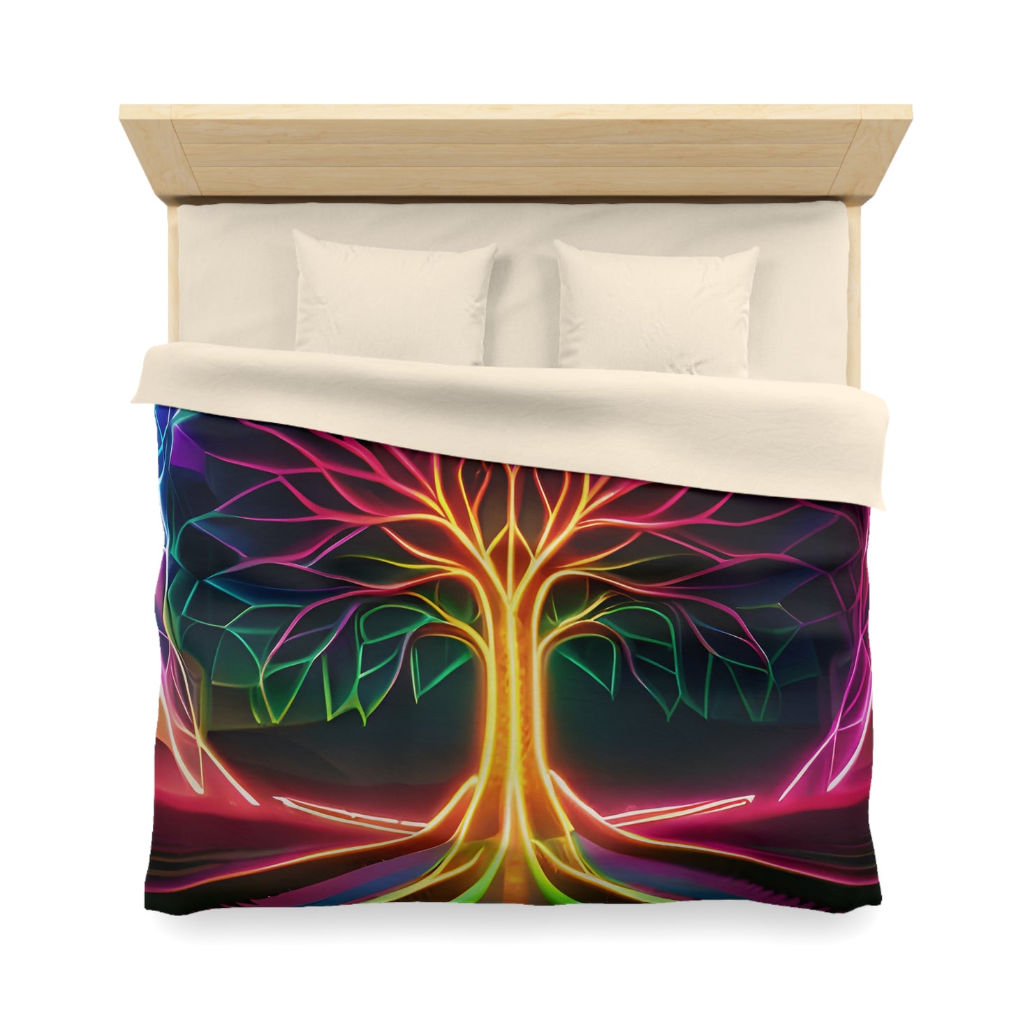 YGGDRASIL TREE - HEAD Microfiber Duvet Cover