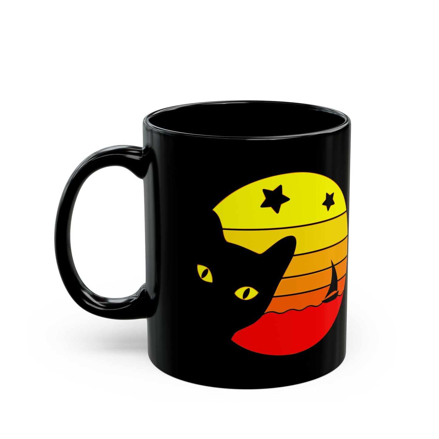 11oz LATER CAT VOYAGER black mug