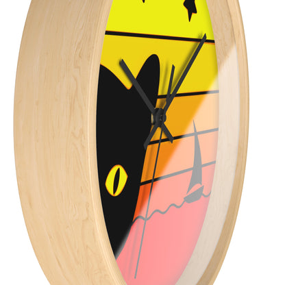 LATER CAT VOYAGER Wall Clock