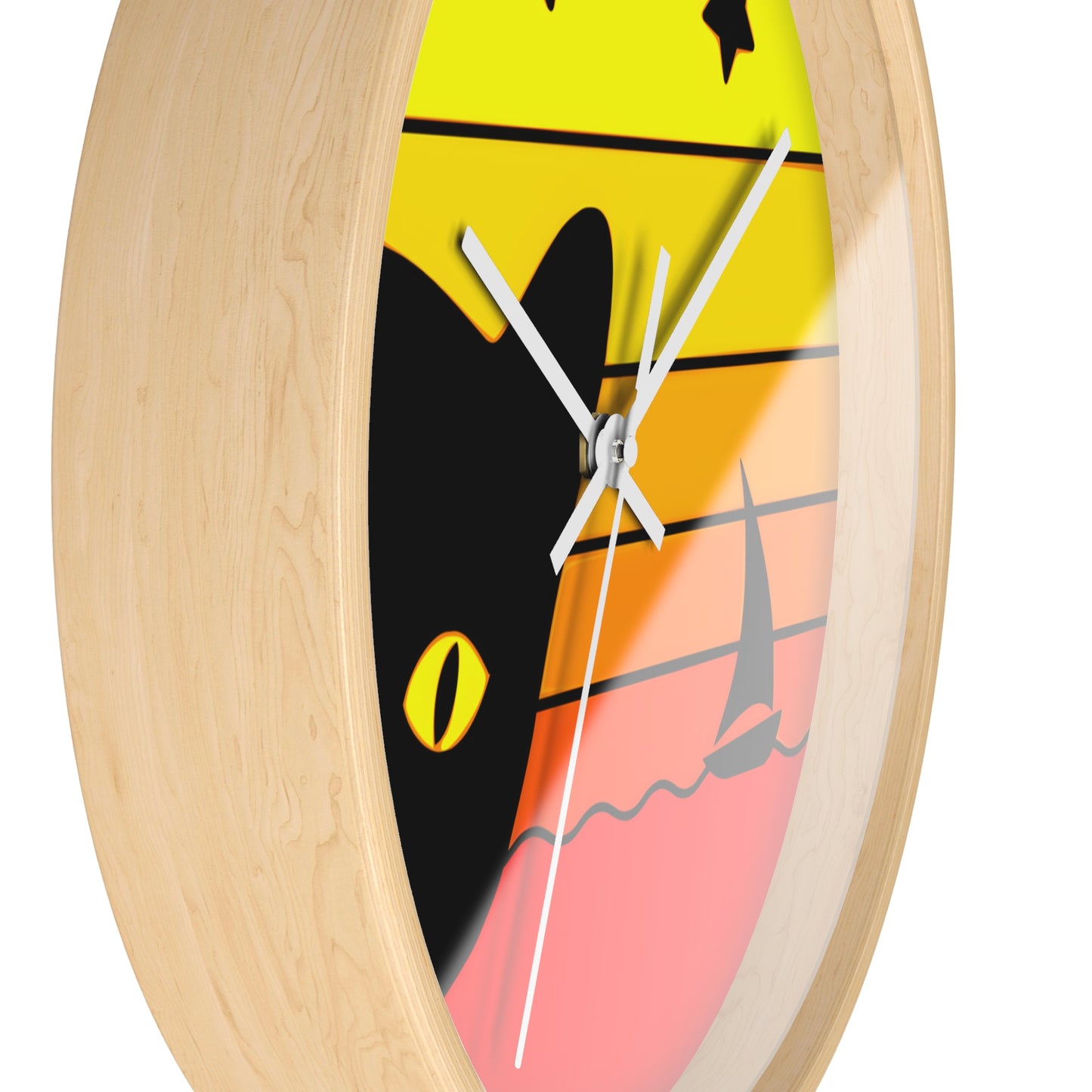LATER CAT VOYAGER Wall Clock