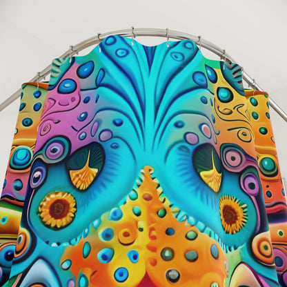 FAR BOHEMIA shower curtain