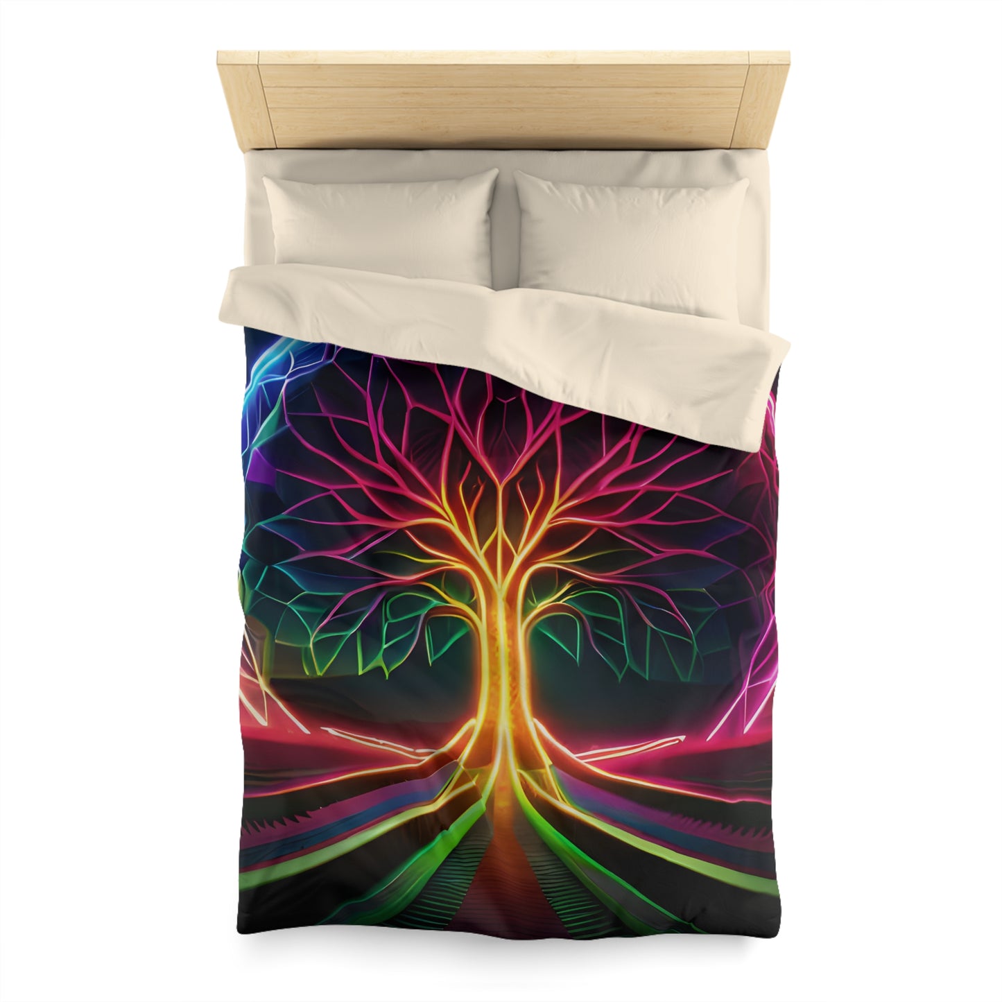 YGGDRASIL TREE - HEAD Microfiber Duvet Cover