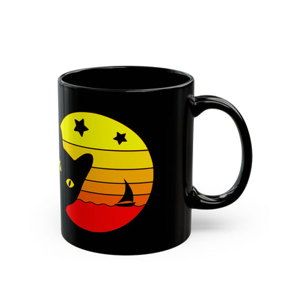 11oz LATER CAT VOYAGER black mug