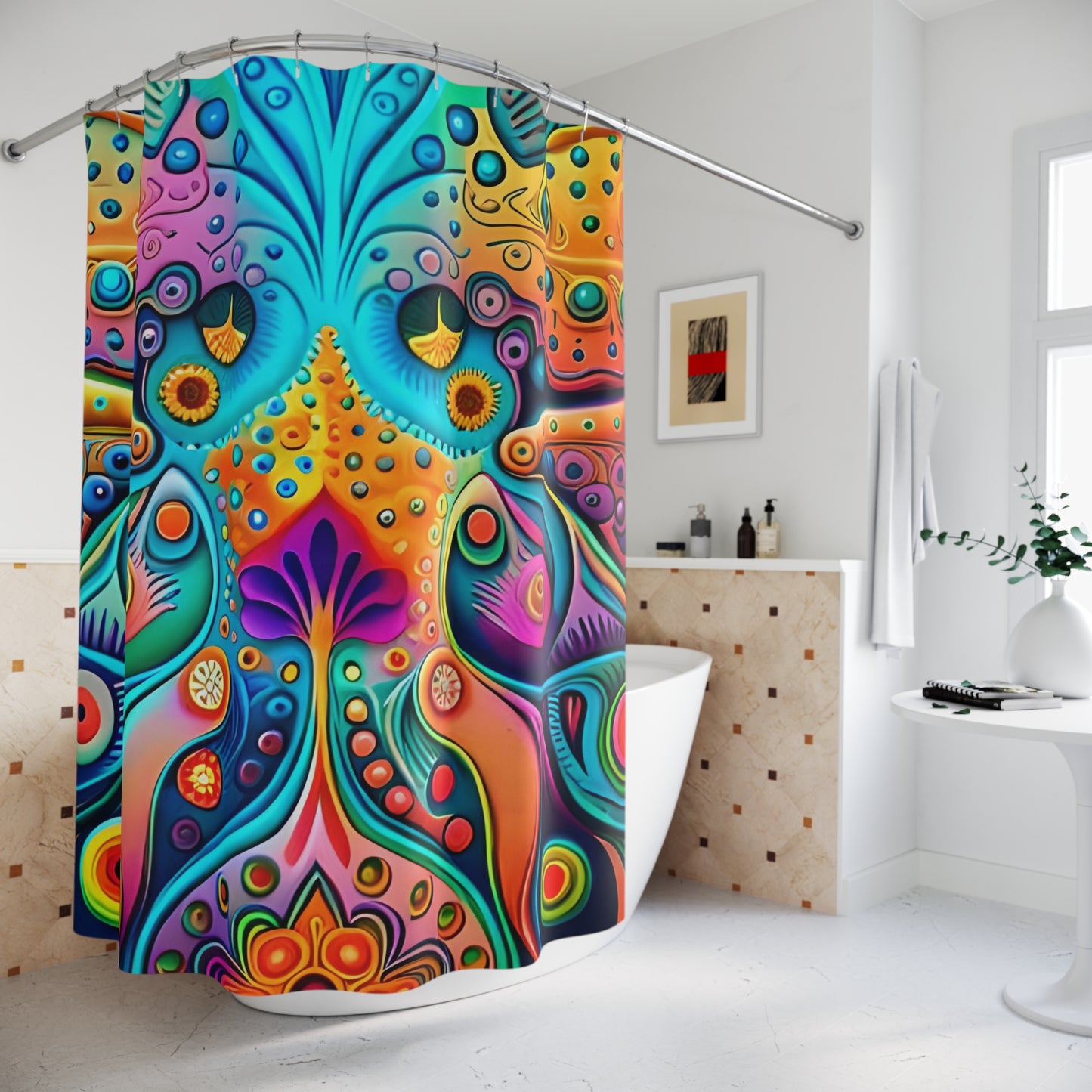 FAR BOHEMIA shower curtain
