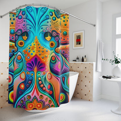FAR BOHEMIA shower curtain
