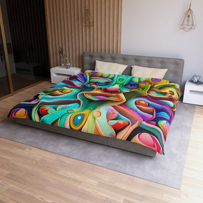 MANDELBROT SET microfiber duvet cover